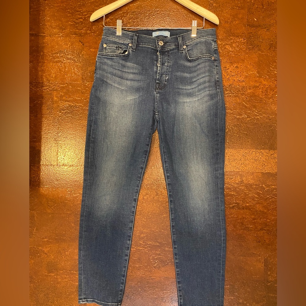 7 for all mankind -b(air) josefina jeans in Peace Blue
